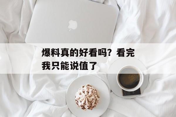 爆料真的好看吗？看完我只能说值了